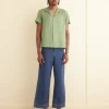 Shirts<BODE Voile Short Sleeve Shirt Green