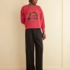 Cut & Sew<BODE White River Crewneck Red