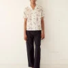Shirts<BODE Wiggley Short Sleeve Shirt White
