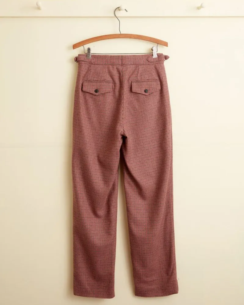 Trousers & Pants<BODE Wild Salmon Trousers - 28 Burgundy
