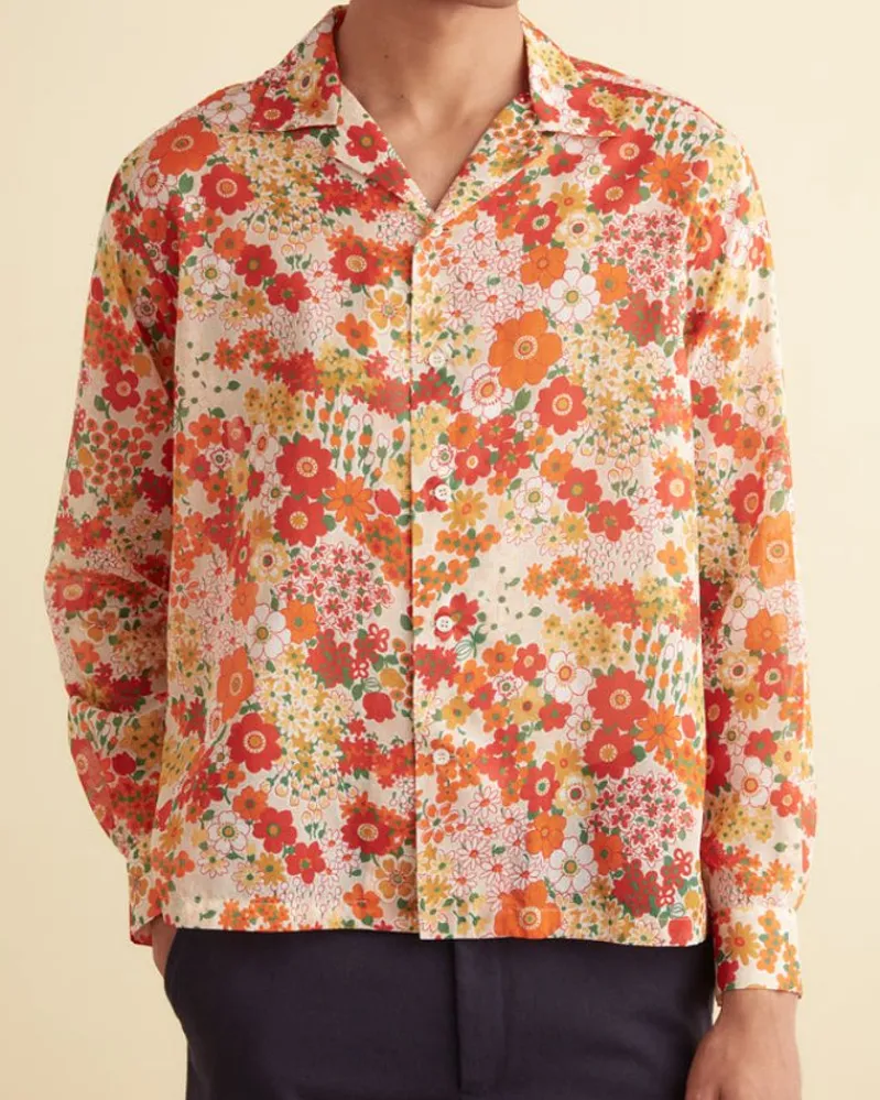 Shirts<BODE Wildflower Long Sleeve Shirt Multi