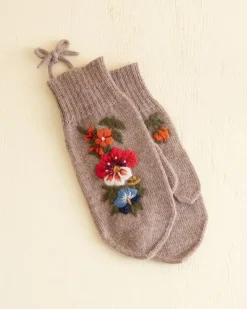 Accessories<BODE Wildflower Mittens Brown