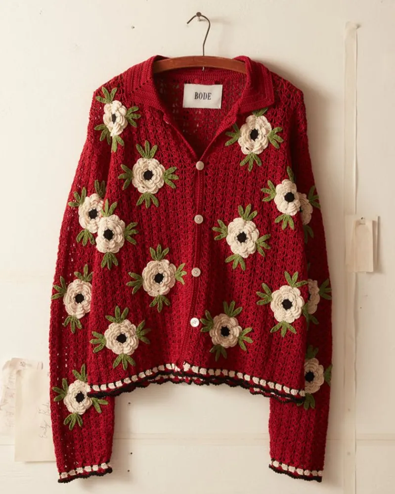 Knitwear<BODE Winchester Rose Long Sleeve Shirt
