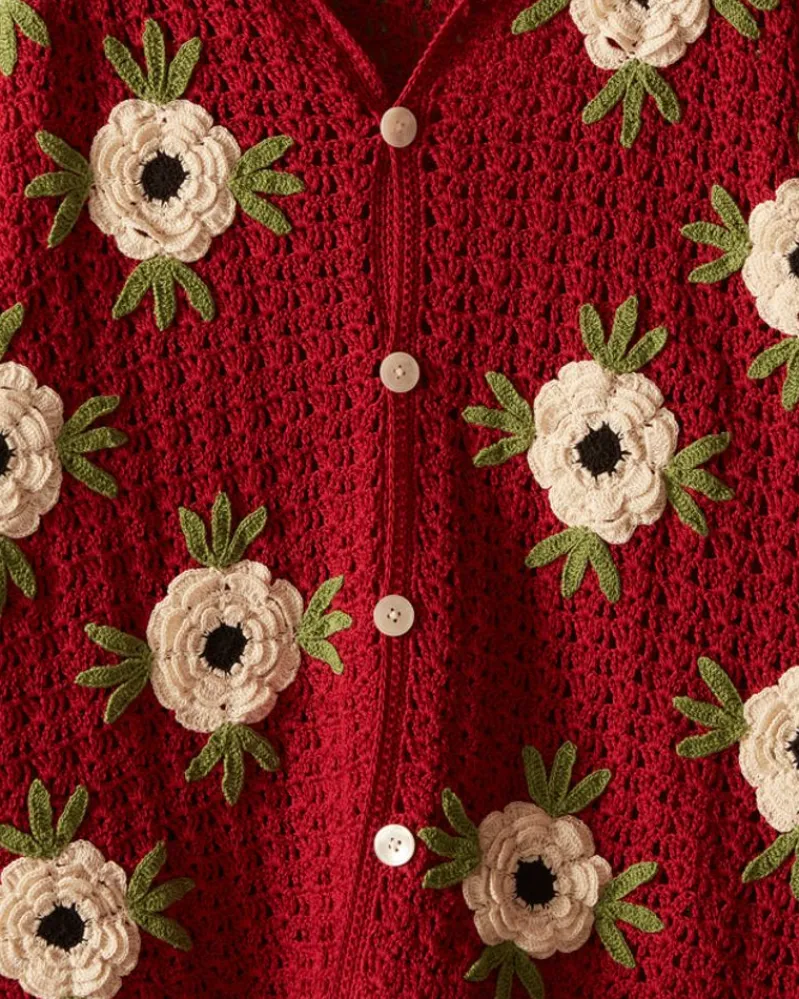 Knitwear<BODE Winchester Rose Long Sleeve Shirt
