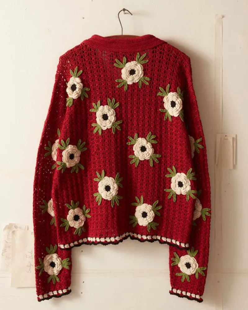 Knitwear<BODE Winchester Rose Long Sleeve Shirt