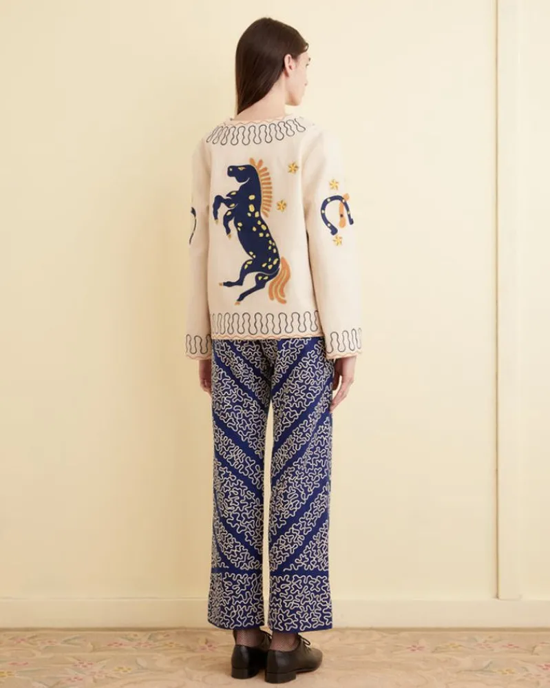 Outerwear<BODE Winter Stallion Jacket Cream