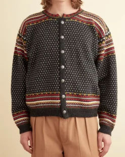 Knitwear<BODE Woodford Jacquard Cardigan Multi
