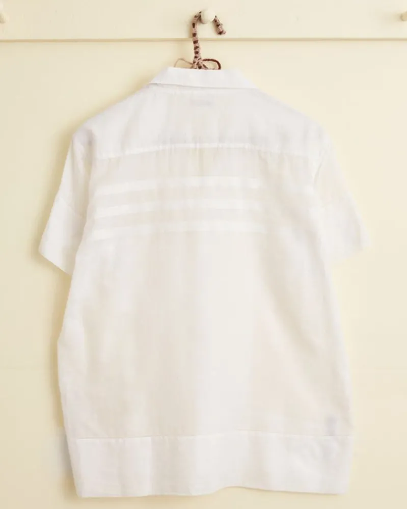 Shirts<BODE Zephyr Cotton Short Sleeve Shirt - Xs White
