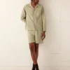 Shirts<BODE Zig-Zag Hem Long Sleeve Shirt - Mint