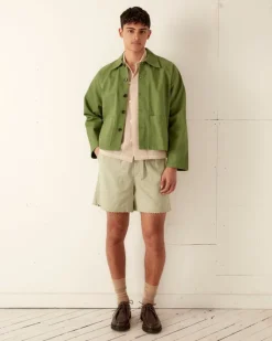 Shorts<BODE Zig-Zag Hem Shorts - Mint